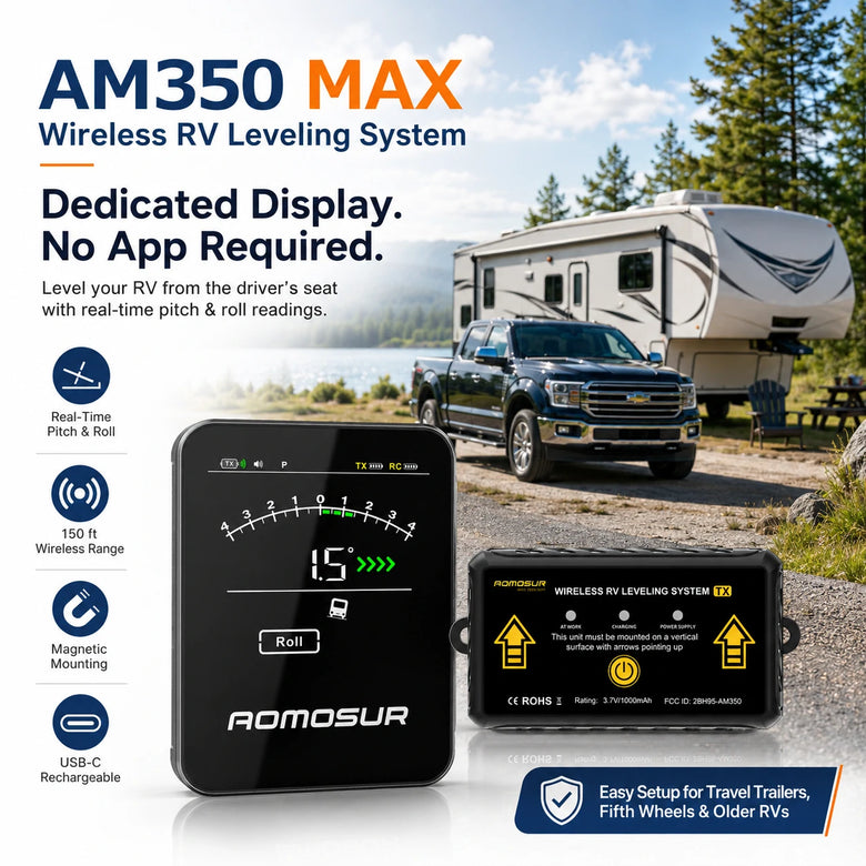 AM350 MAX Wireless RV Leveling System
