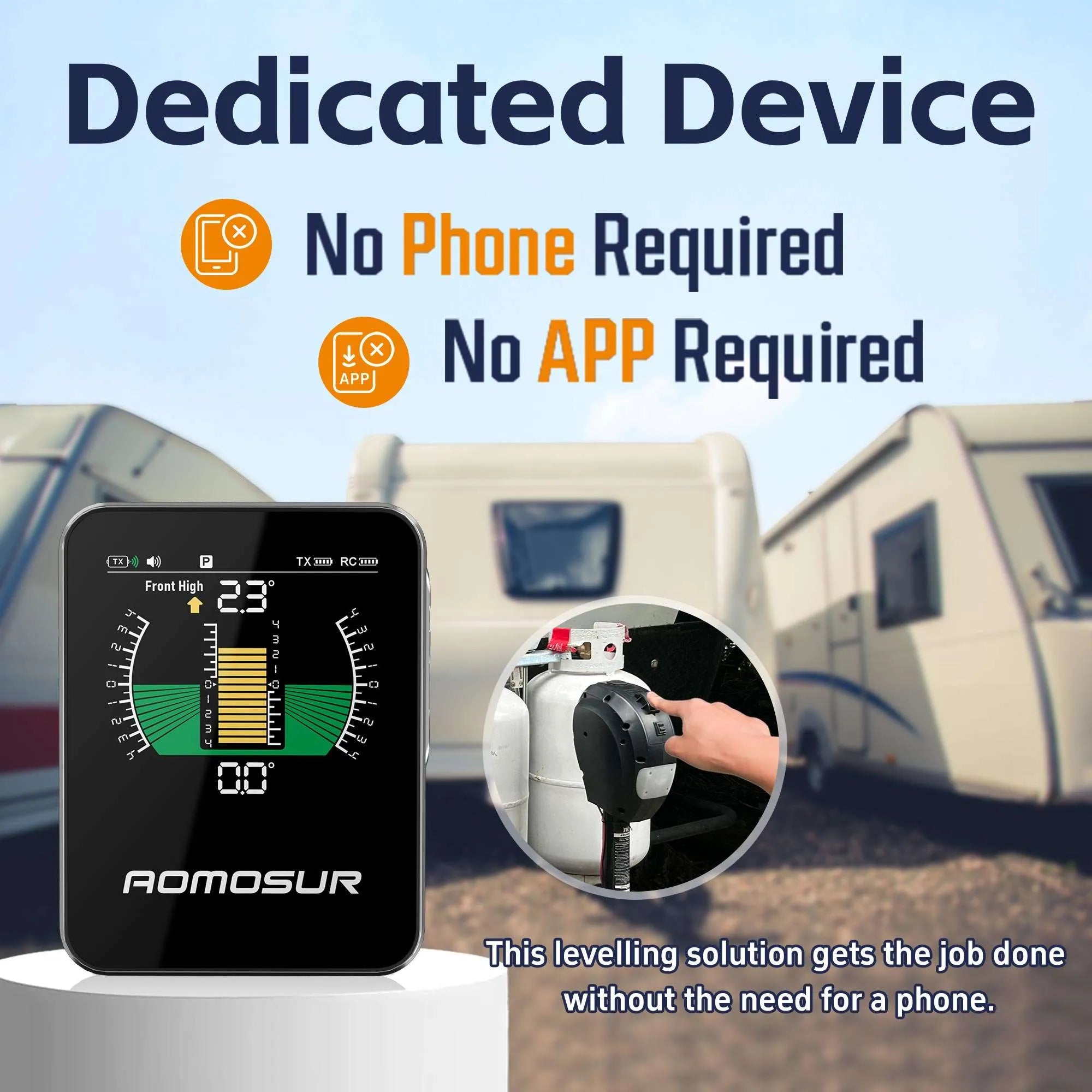 AM350 Classic Wireless RV Leveling System
