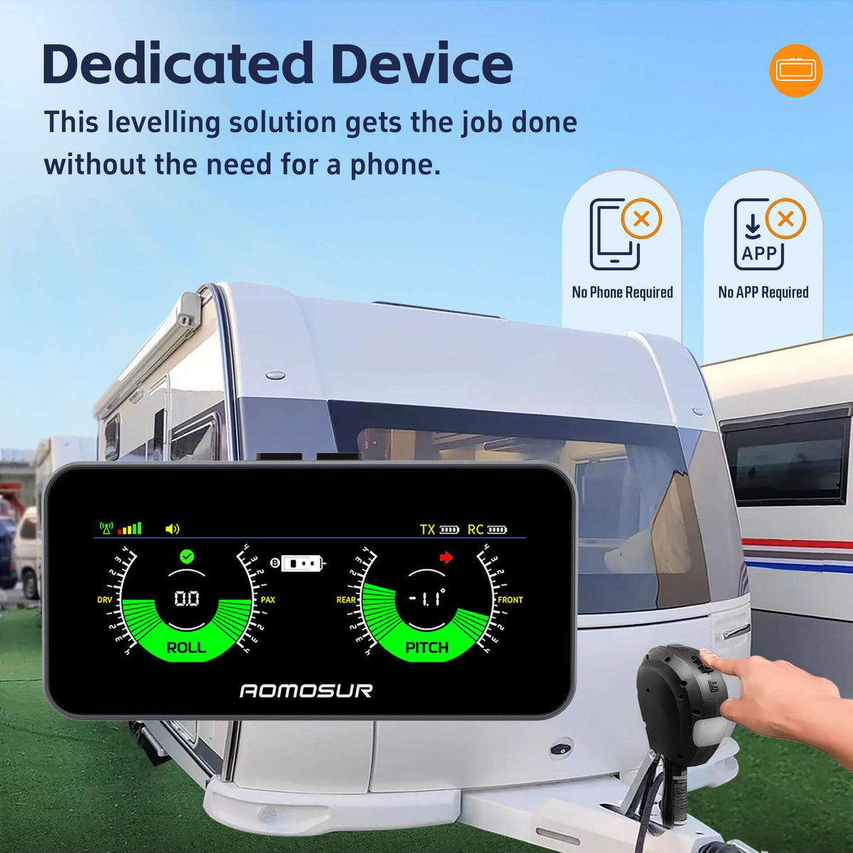 AM50PRO Wireless RV Leveling System